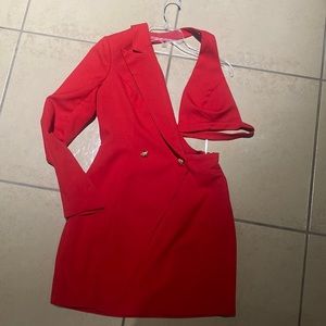 Sexy blazer dress
